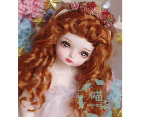 1/6 1/4 1/3 Bjd Wig DD Mdd Wig Long Doll Wig Curly Bjd Wig