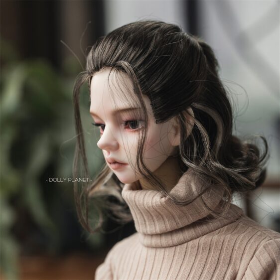 8-9" 7-8" Fashion Curly Wig for 1/3 & 1/4 BJD Dolls