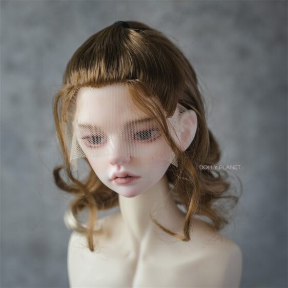 8-9" 7-8" Fashion Curly Wig for 1/3 & 1/4 BJD Dolls