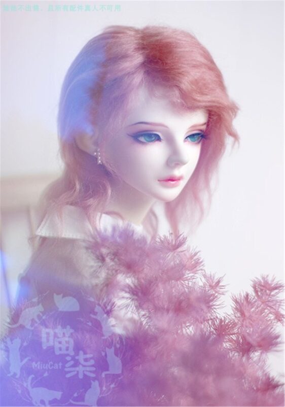 BJD Mohair Wig - Short Curly Wavy Hair for 1/6, 1/4, 1/3 Dolls