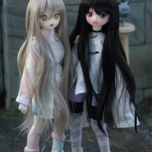BJD Wig Long Curly Hair Wavy Wigs for Dolls