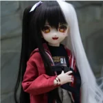 Long Doll Wig Straight Doll Hair Double tail For 1/6 1/4 1/3 Bjd MSD SD Doll