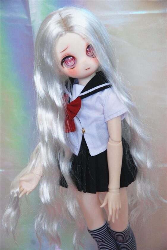 BJD Curly Wig – Long Wavy Doll Hair  for 1/3 1/4 1/6 Smart Doll