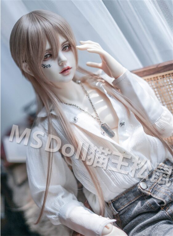 BJD Custom Wig – Long Hair for 1/6 1/4 1/3 1/8 Dolls (6-10")