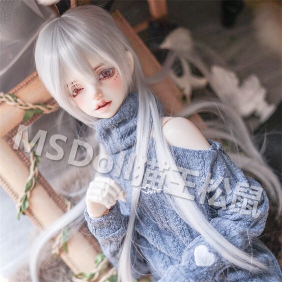 BJD Custom Wig – Long Hair for 1/6 1/4 1/3 1/8 Dolls (6-10")