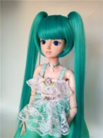 BJD Doll Double ponytail wig 1/3 1/4 1/6 Cosplay Long hair, SD Doll wig