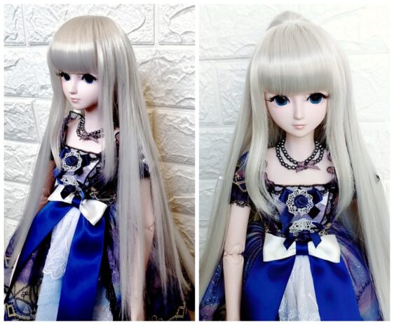 BJD Doll Ponytail wig 1/3 1/4 1/6 1/8 Doll Cosplay hair