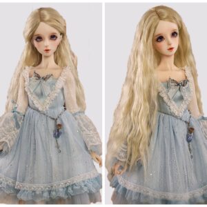 Bjd Doll Wig Doll Hair 1/3 1/4 1/6 1/8 Bjd Big Long Wavy Wig