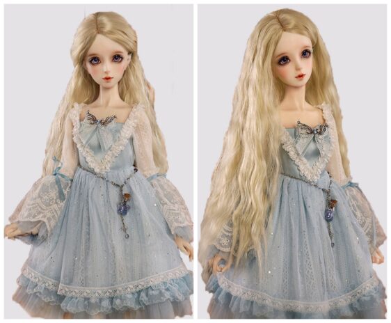 Bjd Doll Wig Doll Hair 1/3 1/4 1/6 1/8 Bjd Big Long Wavy Wig