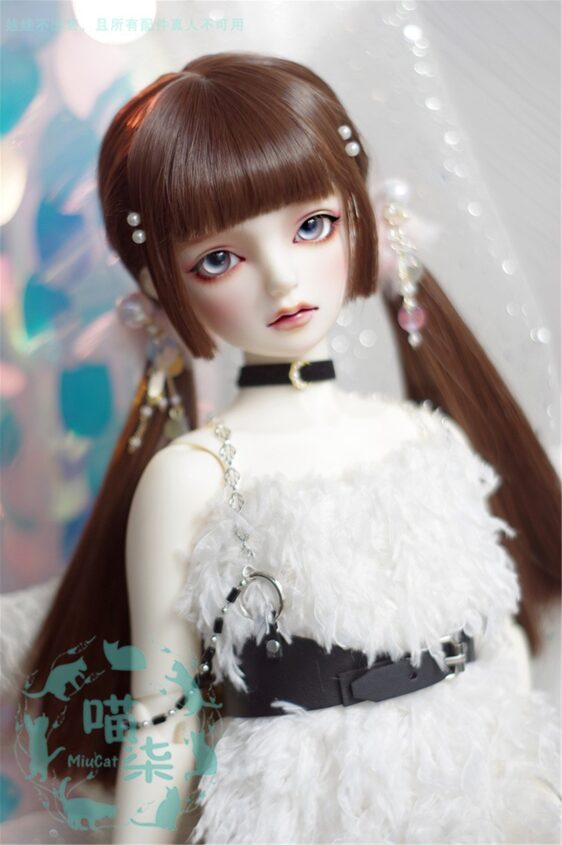 BJD Double Braids Long Wig – 1/3, 1/4, 1/6 Dolls