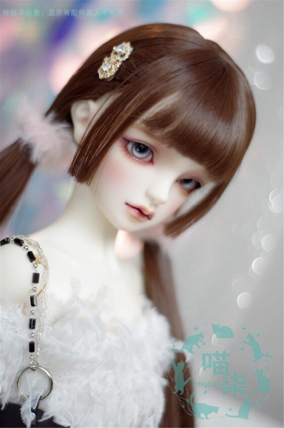 BJD Double Braids Long Wig – 1/3, 1/4, 1/6 Dolls