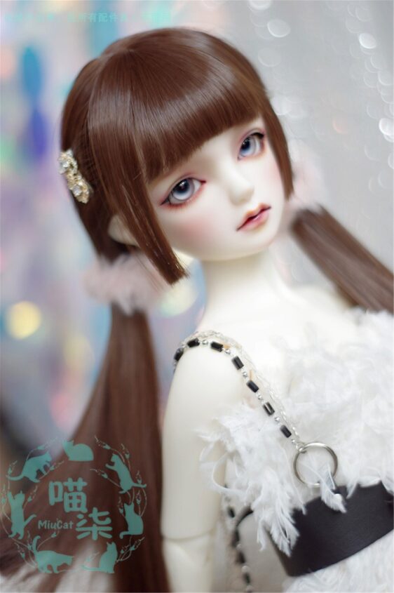 BJD Double Braids Long Wig – 1/3, 1/4, 1/6 Dolls