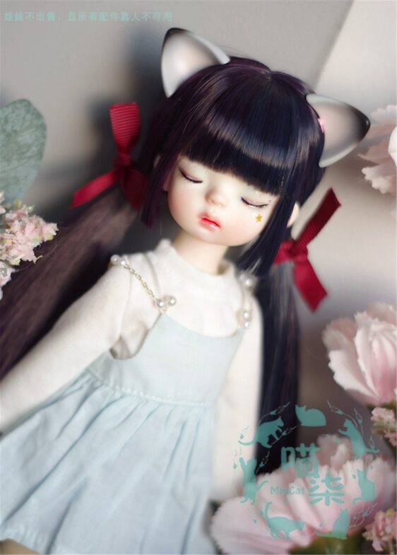 BJD Double Braids Long Wig – 1/3, 1/4, 1/6 Dolls