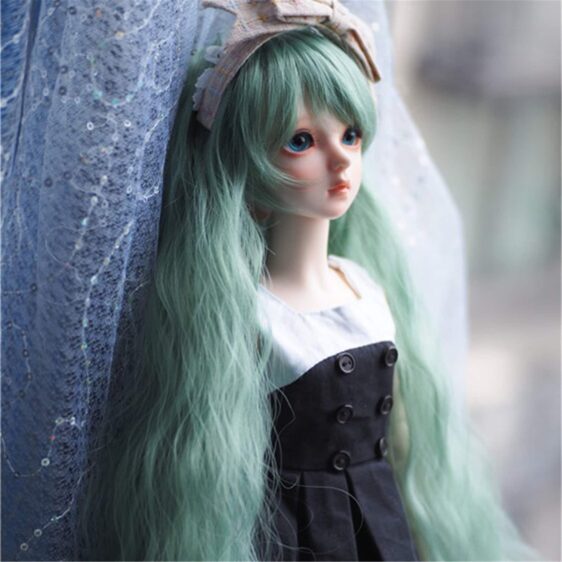 BJD Long Curly Wavy Wig for 1/3, 1/4, 1/6 Dolls