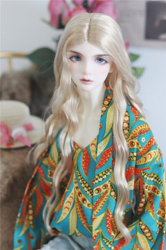 Bjd Long Doll Wig Curly Wig 1/3 1/4 1/6 BJD Hair