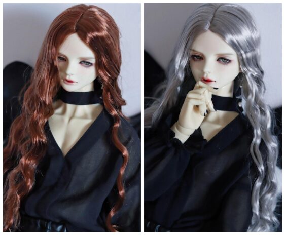 Bjd Long Doll Wig Curly Wig 1/3 1/4 1/6 BJD Hair