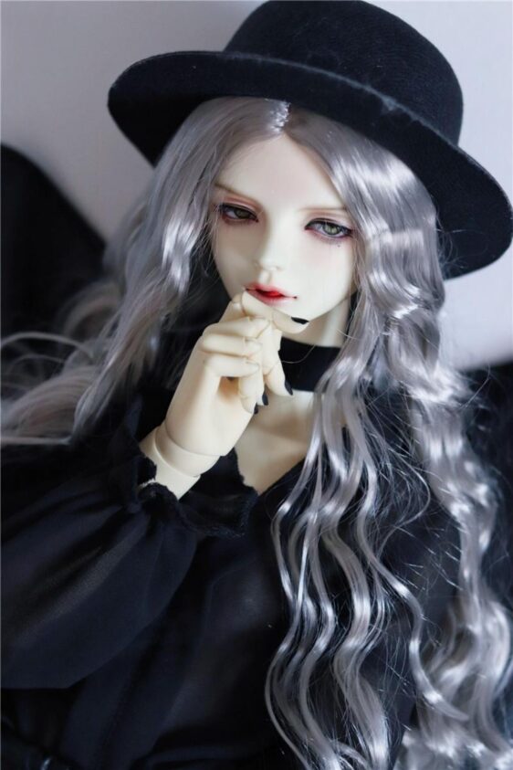 Bjd Long Doll Wig Curly Wig 1/3 1/4 1/6 BJD Hair