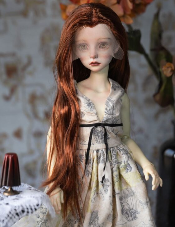 BJD Long Hair Wig – Perfect for 1/3, 1/4, 1/6 Dolls