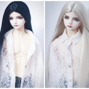 BJD Long Straight Heat-Resistant Wig for 1/3 SD 1/4 msd 1/6 yosd