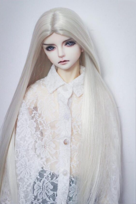 BJD Long Straight Heat-Resistant Wig for 1/3 SD 1/4 msd 1/6 yosd