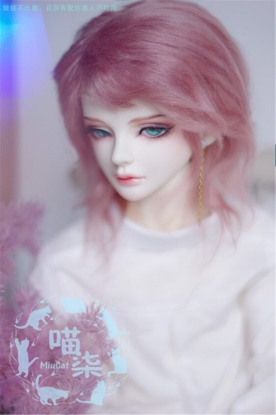 BJD Mohair Wig - Short Curly Wavy Hair for 1/6, 1/4, 1/3 Dolls