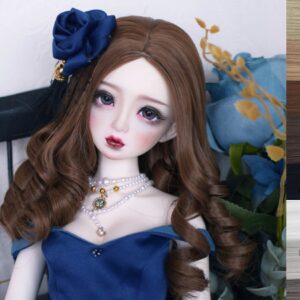 Bjd Retro Curly Hair 9-10'' 8-9" 7-8" BJD Hair Wig