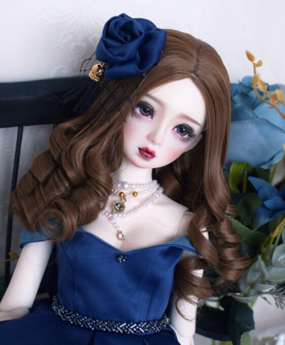 Bjd Retro Curly Hair 9-10'' 8-9" 7-8" BJD Hair Wig