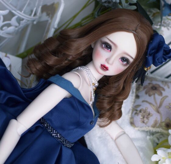 Bjd Retro Curly Hair 9-10'' 8-9" 7-8" BJD Hair Wig