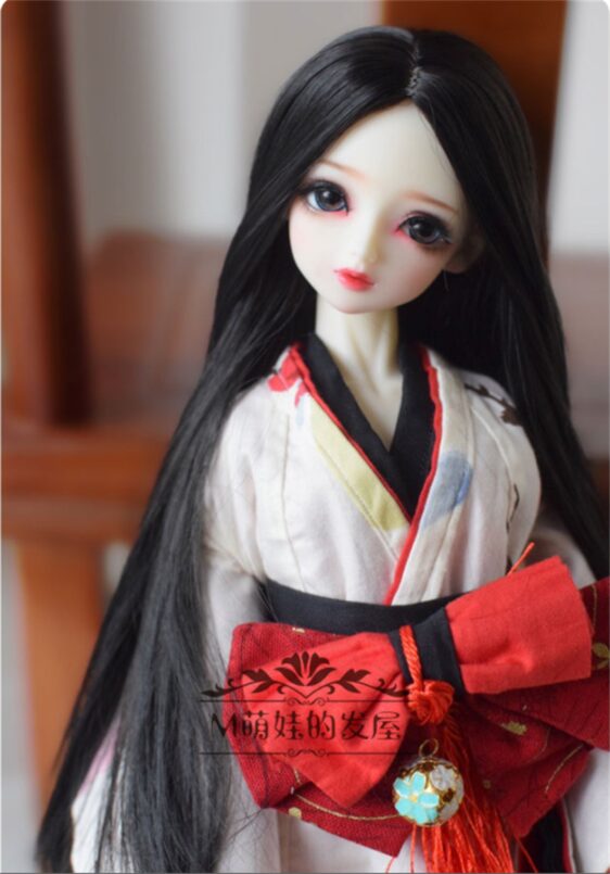 BJD SD Doll Wig for 1/3 1/4 1/6 Straight Long Wig for BJD/SD Dolls