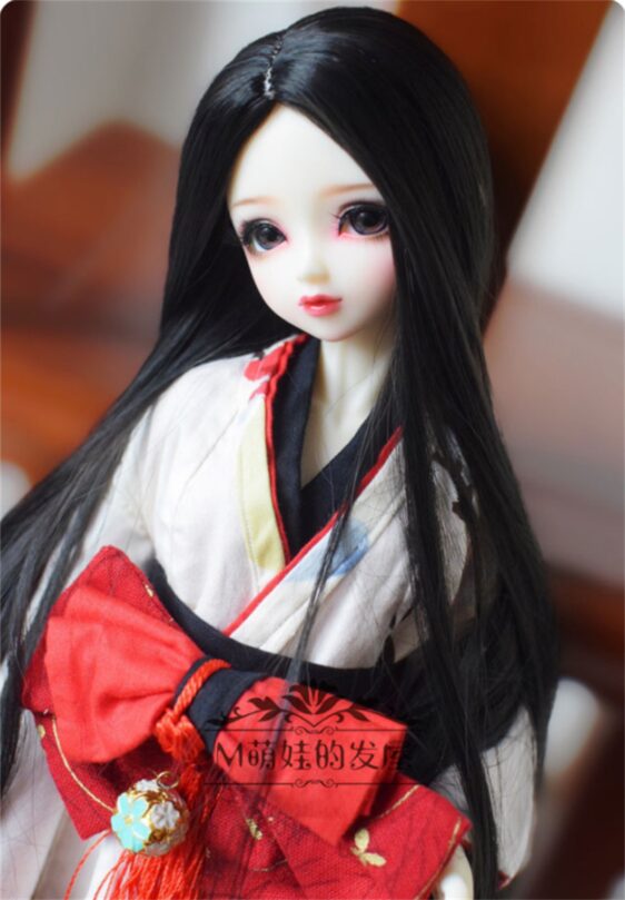 BJD SD Doll Wig for 1/3 1/4 1/6 Straight Long Wig for BJD/SD Dolls