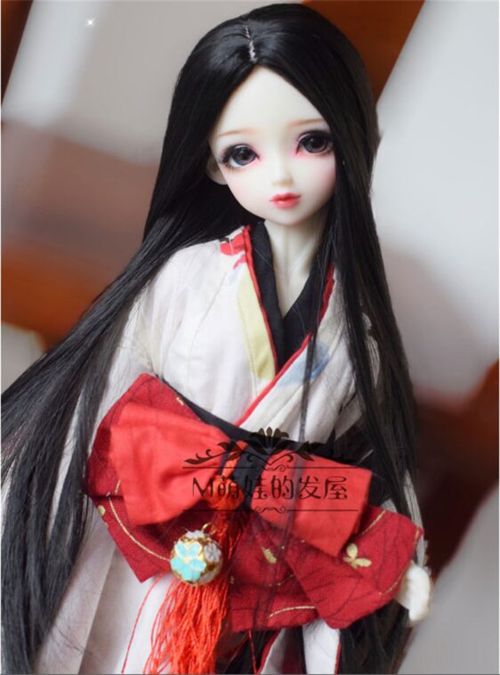 BJD SD Doll Wig for 1/3 1/4 1/6 Straight Long Wig for BJD/SD Dolls