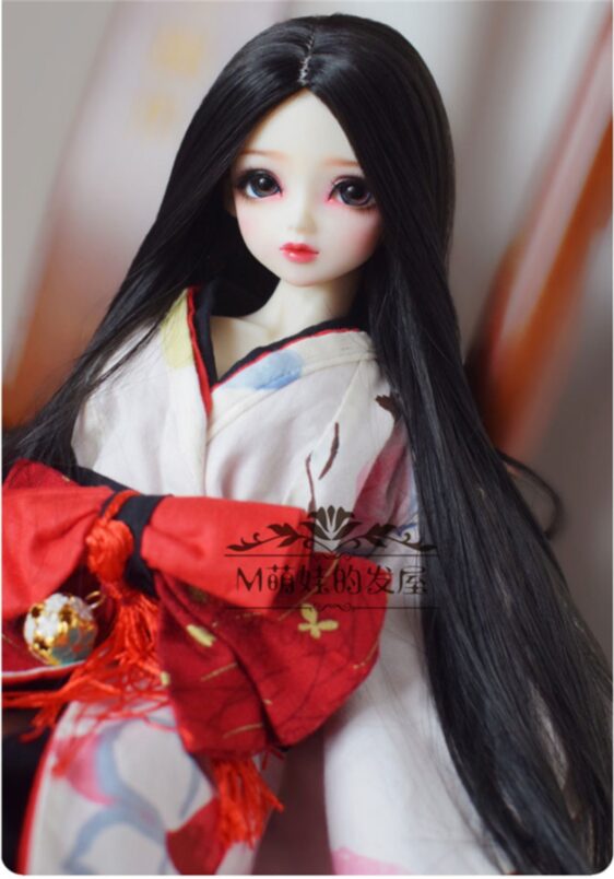 BJD SD Doll Wig for 1/3 1/4 1/6 Straight Long Wig for BJD/SD Dolls