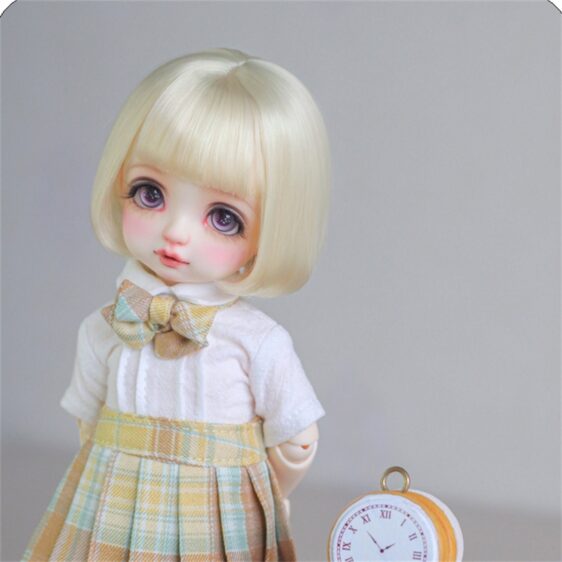 BJD Short Hair Wig | 1/3, 1/4, 1/6, 1/8 BJD Wig for Girl Dolls