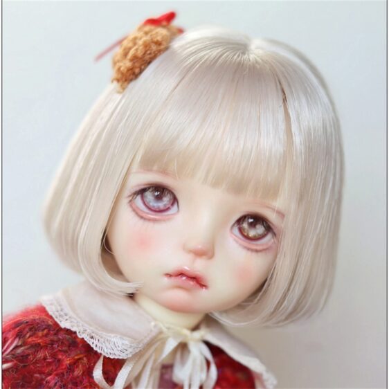 BJD Short Hair Wig | 1/3, 1/4, 1/6, 1/8 BJD Wig for Girl Dolls