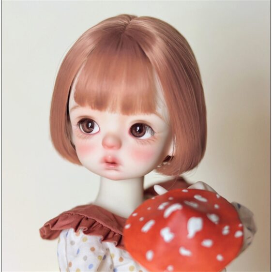 BJD Short Hair Wig | 1/3, 1/4, 1/6, 1/8 BJD Wig for Girl Dolls