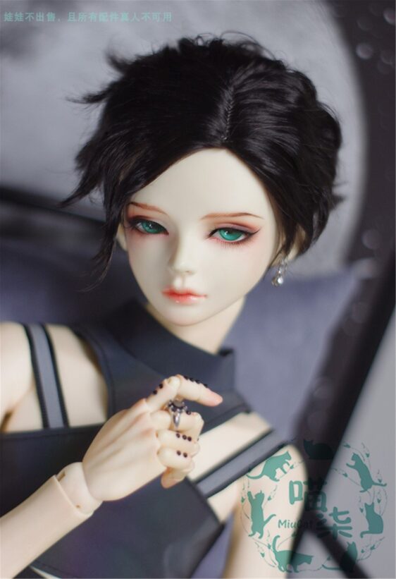 BJD Short Straight Wig for 1/3, 1/4, 1/6 Куклы