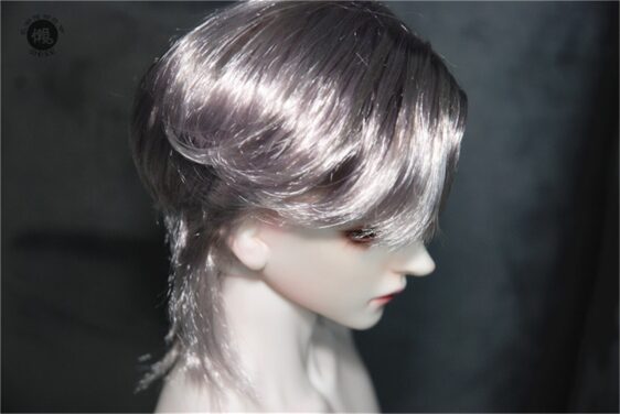 BJD Short Wolf Tail Braided Wig for 1/3, 1/4 Dolls