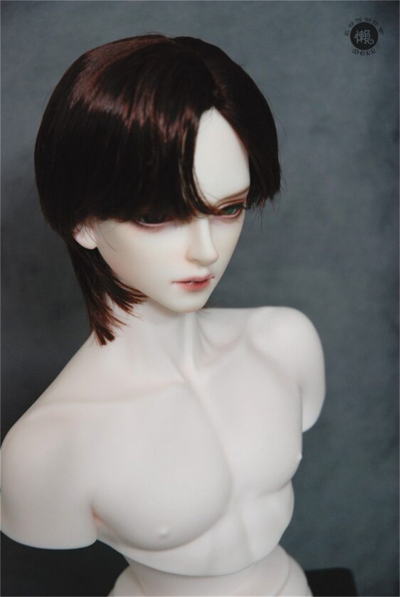 BJD Short Wolf Tail Braided Wig for 1/3, 1/4 Dolls