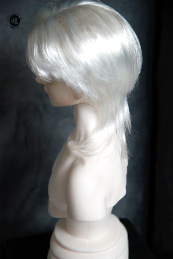 BJD Short Wolf Tail Braided Wig for 1/3, 1/4 Dolls