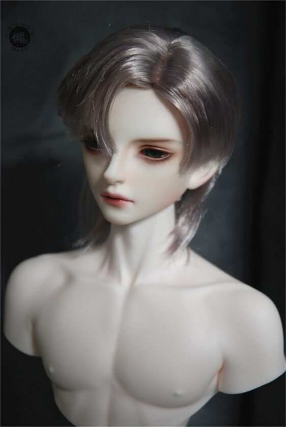 BJD Short Wolf Tail Braided Wig for 1/3, 1/4 Dolls