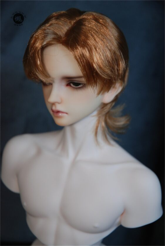 BJD Short Wolf Tail Braided Wig for 1/3, 1/4 Dolls