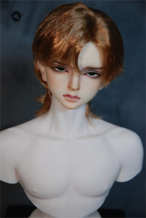 BJD Short Wolf Tail Braided Wig for 1/3, 1/4 Dolls