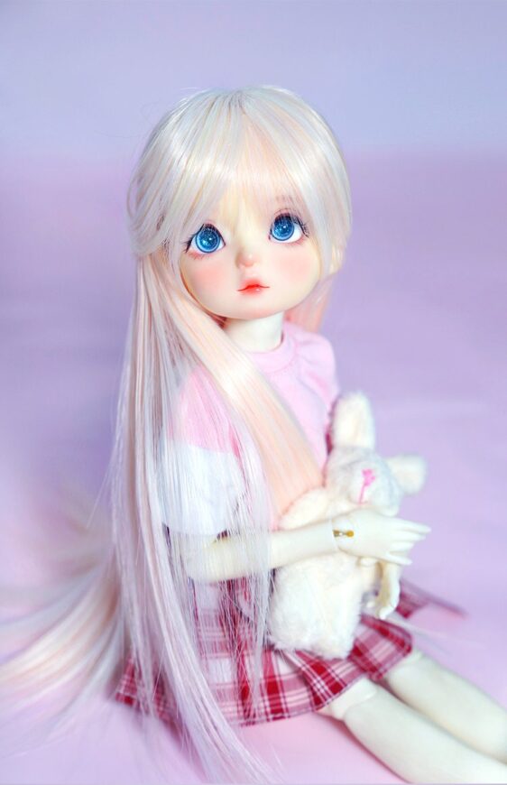 BJD Straight Long Doll Wig - 1/3 1/4 1/6 SD