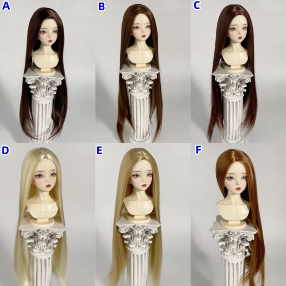 Bjd Straight Long Doll Wig - 1/3 1/4 1/6 SD