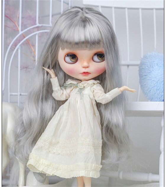 BJD Wavy Curly Doll Wig for Blythe, MSD, SD – 1/6, 1/4, 1/3 Sizes