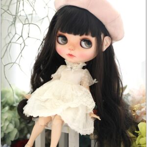 BJD Wavy Curly Doll Wig for Blythe, Msd, SD – 1/6, 1/4, 1/3 Sizes