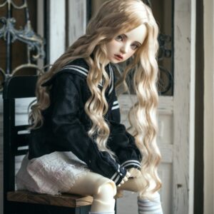 BJD Wavy Long Curly Wig for 1/3, 1/4, 1/6 دمى