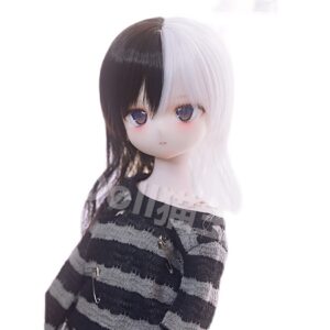 BJD ウィッグ ストレート ヘアドール ウルフテール ウィッグ - 9-10" 8-9" 6-7"