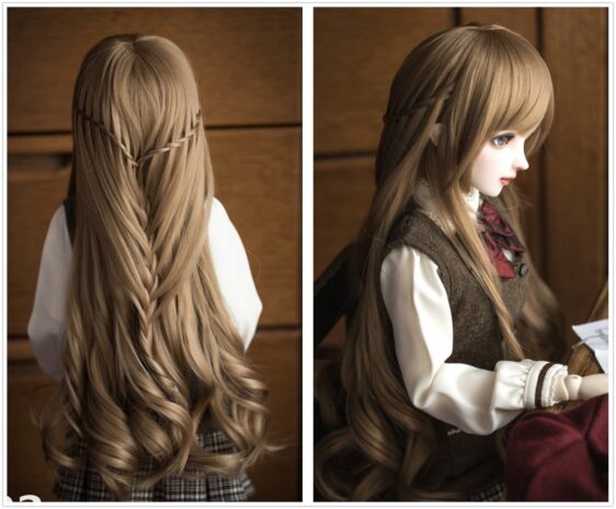 Braided Soft Doll Wig - 1/8 1/6 1/4 1/3 BJD