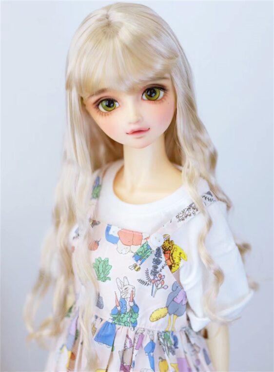 Curly BJD Wig for Dolls – Fashion Long Hair for 1/3 & 1/4 Dolls